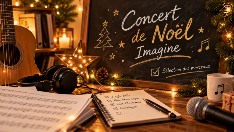 Concert de Noël Imagine – sélection des morceaux décembre 2026